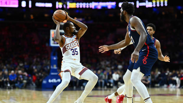 Will Kevin Durant go one-on-one with Joel Embiid this summer?
